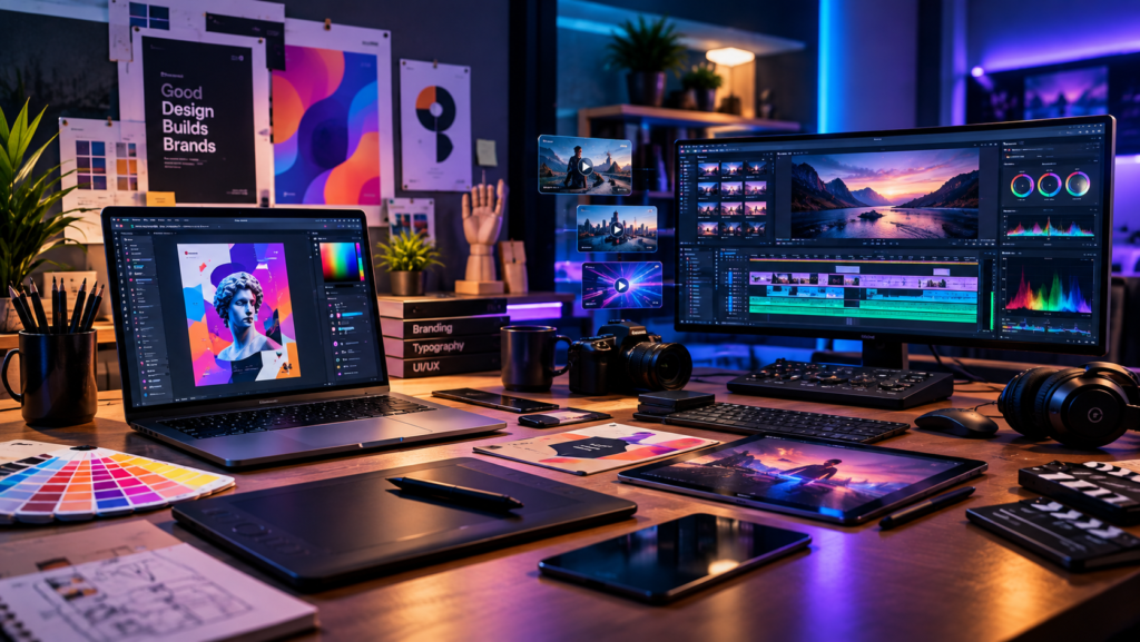 graphic designing and video editing services in pakistan